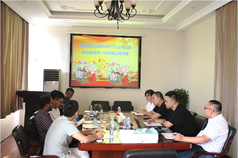 巴基斯坦FTTL公司和南化建公司領導一行來 沈陽市工業泵廠（有限公司）進行考察